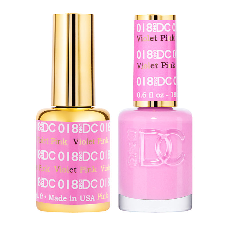 DC Gel Duo - Violet Pink - 018-DC- Nail Supply American Gel Polish - Phuong Ni