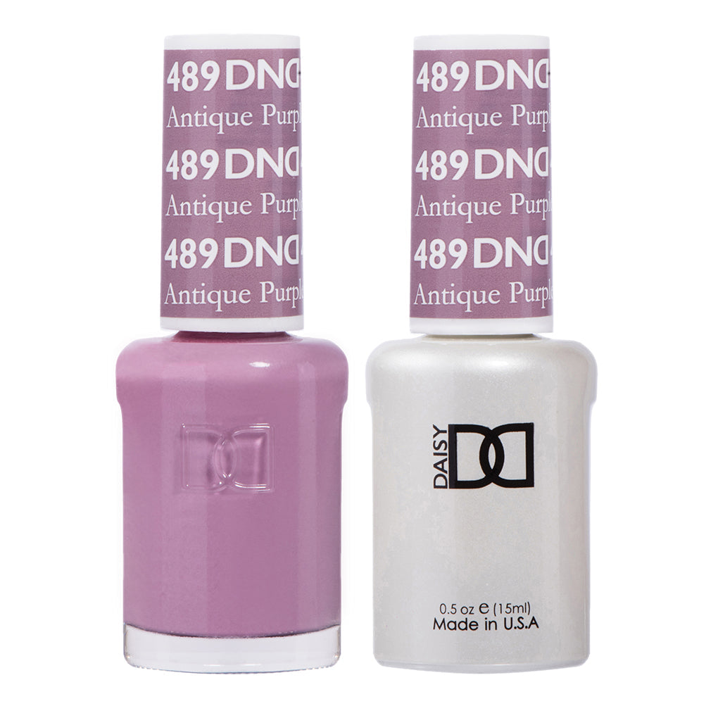 DND Gel Duo - Antique Purple - 489-DND- Nail Supply American Gel Polish - Phuong Ni