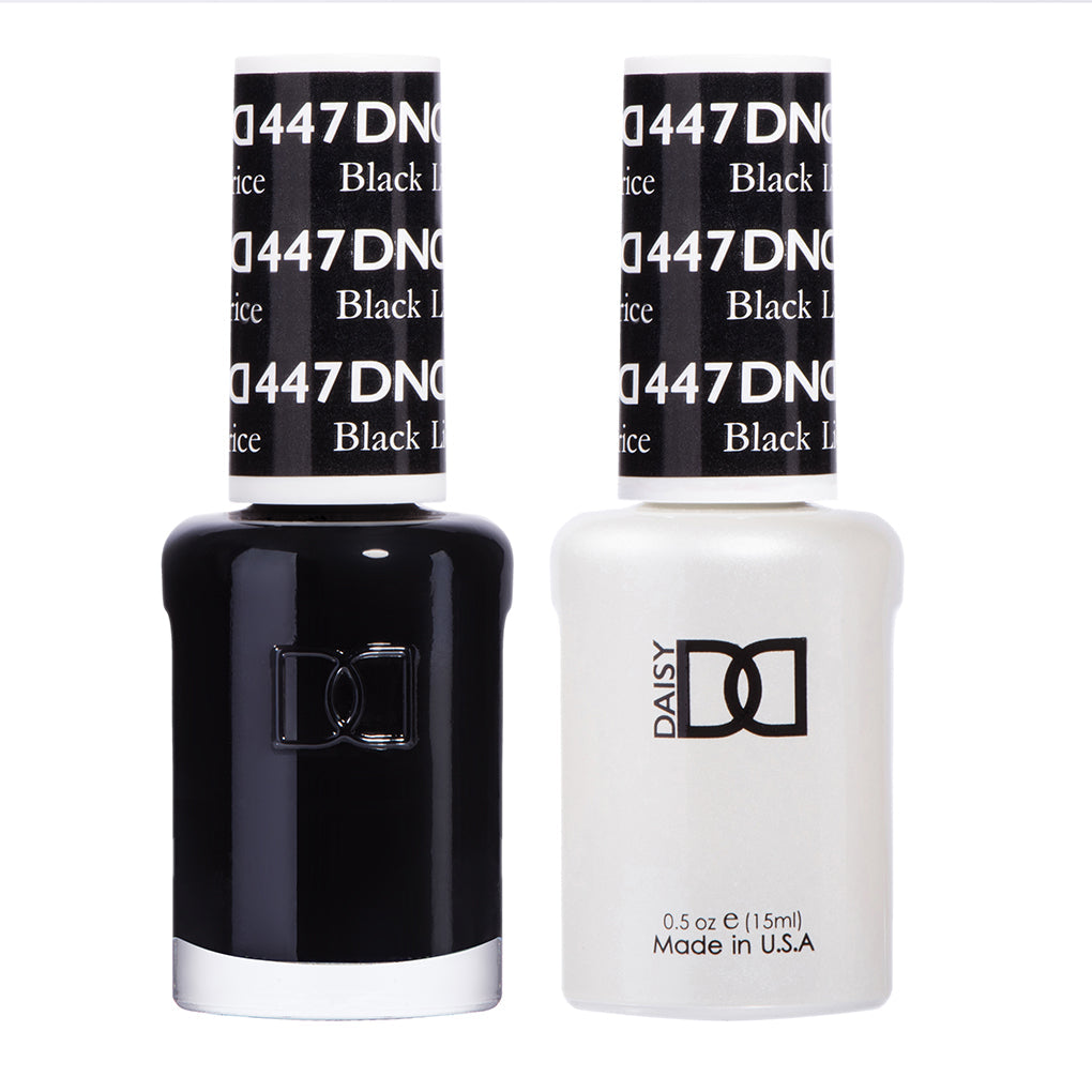 DND Gel Duo - Black Licorice - 447-DND- Nail Supply American Gel Polish - Phuong Ni