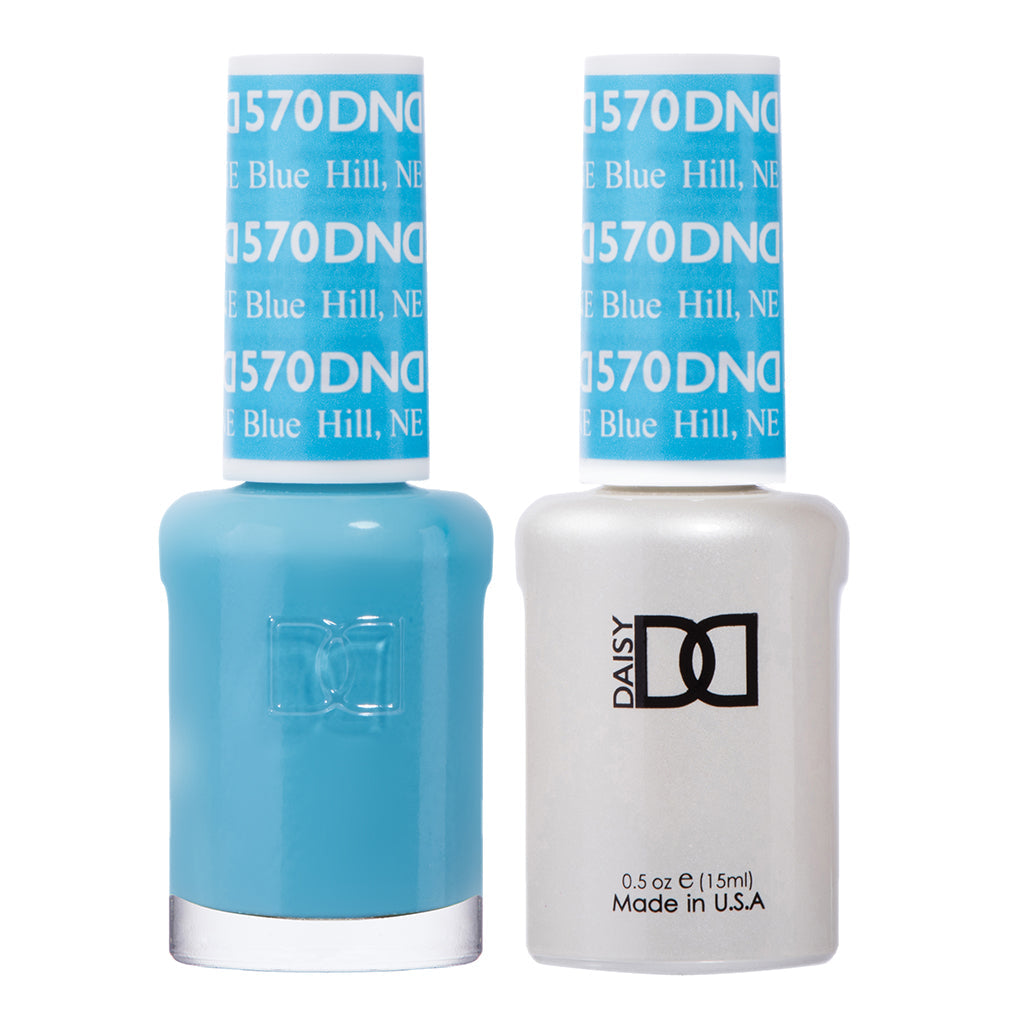 DND Gel Duo - Blue Hill - 570-DND- Nail Supply American Gel Polish - Phuong Ni