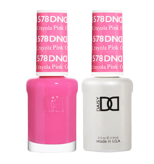 DND Gel Duo - Crayola Pink - 578-DND- Nail Supply American Gel Polish - Phuong Ni