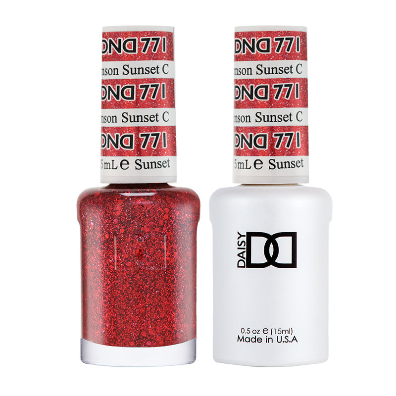 DND Gel Duo - Crimson Sunset - 771-DND- Nail Supply American Gel Polish - Phuong Ni