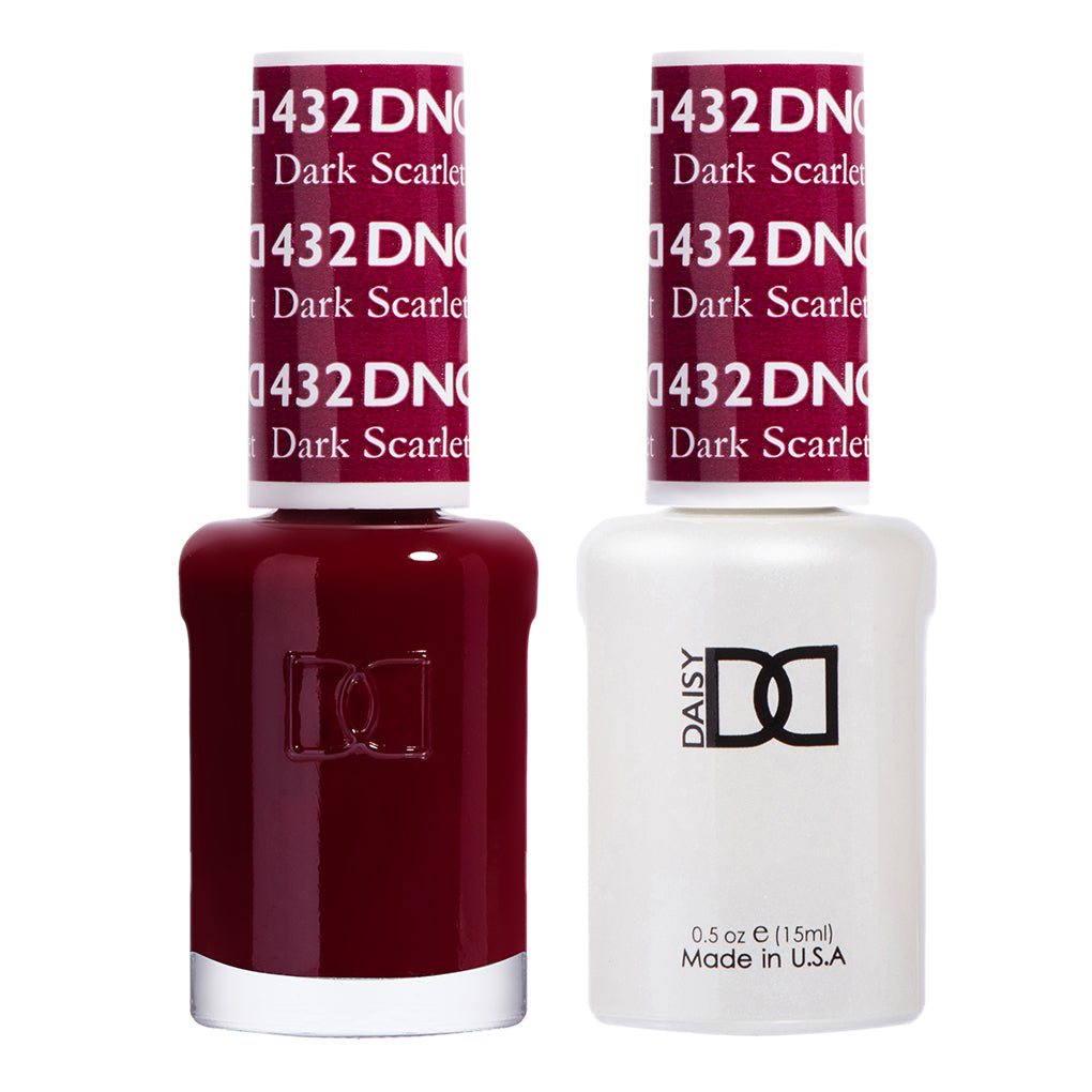 DND Gel Duo - Dark Scarlet - 432-DND- Nail Supply American Gel Polish - Phuong Ni