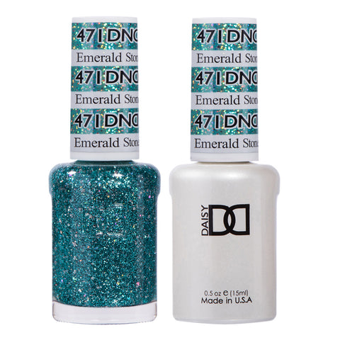 DND Gel Duo - Emerald Stone - 471-DND- Nail Supply American Gel Polish - Phuong Ni