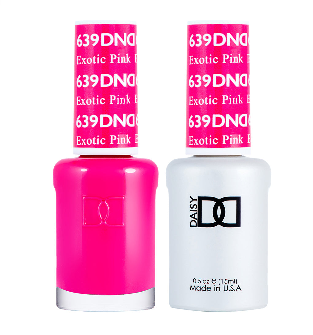 DND Gel Duo - Exotic Pink - 639-DND- Nail Supply American Gel Polish - Phuong Ni
