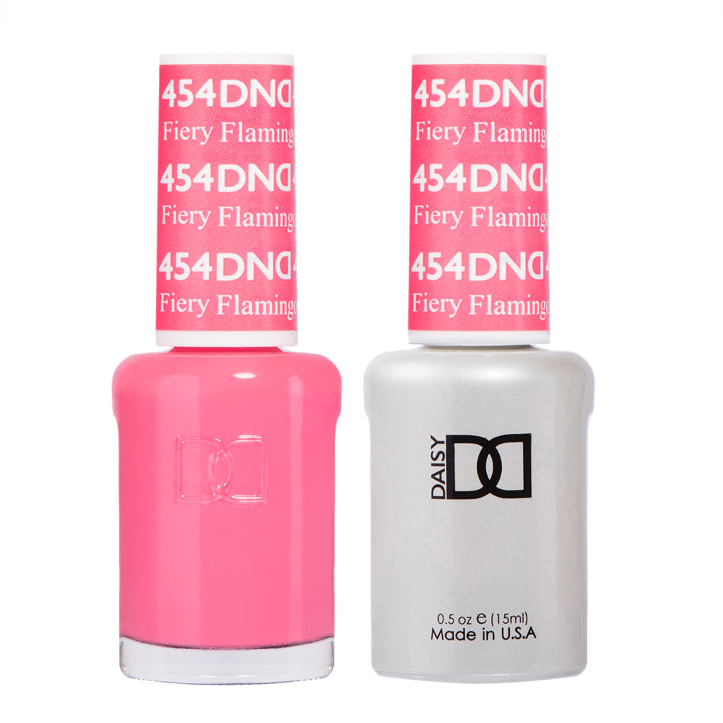 DND Gel Duo - Fiery Flamingo - 454-DND- Nail Supply American Gel Polish - Phuong Ni