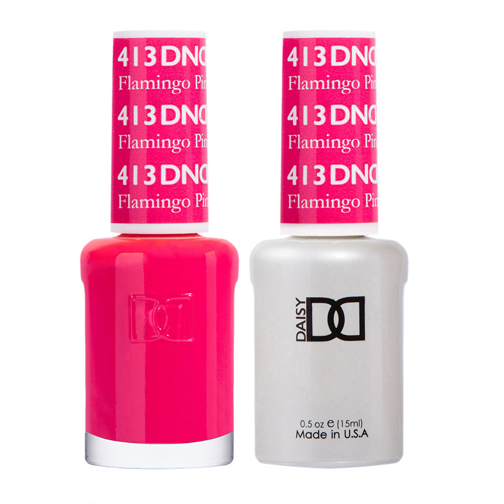 DND Gel Duo - Flamingo Pink - 413-DND- Nail Supply American Gel Polish - Phuong Ni