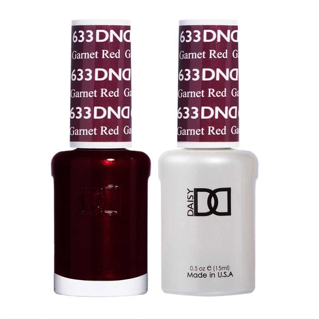 DND Gel Duo - Garnet Red - 633-DND- Nail Supply American Gel Polish - Phuong Ni