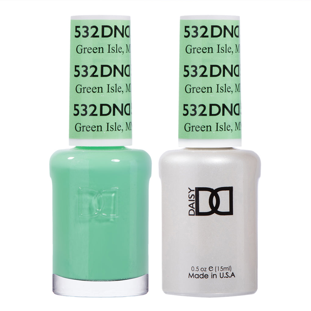 DND Gel Duo - Green Isle - 532-DND- Nail Supply American Gel Polish - Phuong Ni