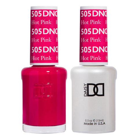DND Gel Duo - Hot Pink - 505-DND- Nail Supply American Gel Polish - Phuong Ni