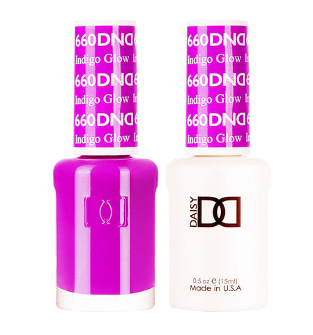 DND Gel Duo - Indigo Glow - 660-DND- Nail Supply American Gel Polish - Phuong Ni
