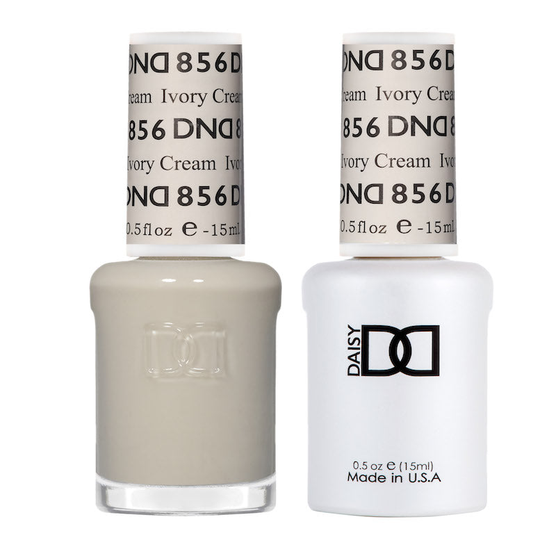 DND Gel Duo - Ivory Cream - 856-DND- Nail Supply American Gel Polish - Phuong Ni