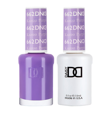 DND Gel Duo - Kazoo Purple - 662-DND- Nail Supply American Gel Polish - Phuong Ni