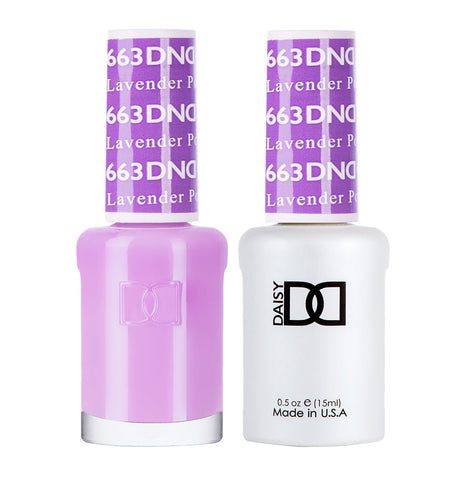 DND Gel Duo - Lavender Pop - 663-DND- Nail Supply American Gel Polish - Phuong Ni