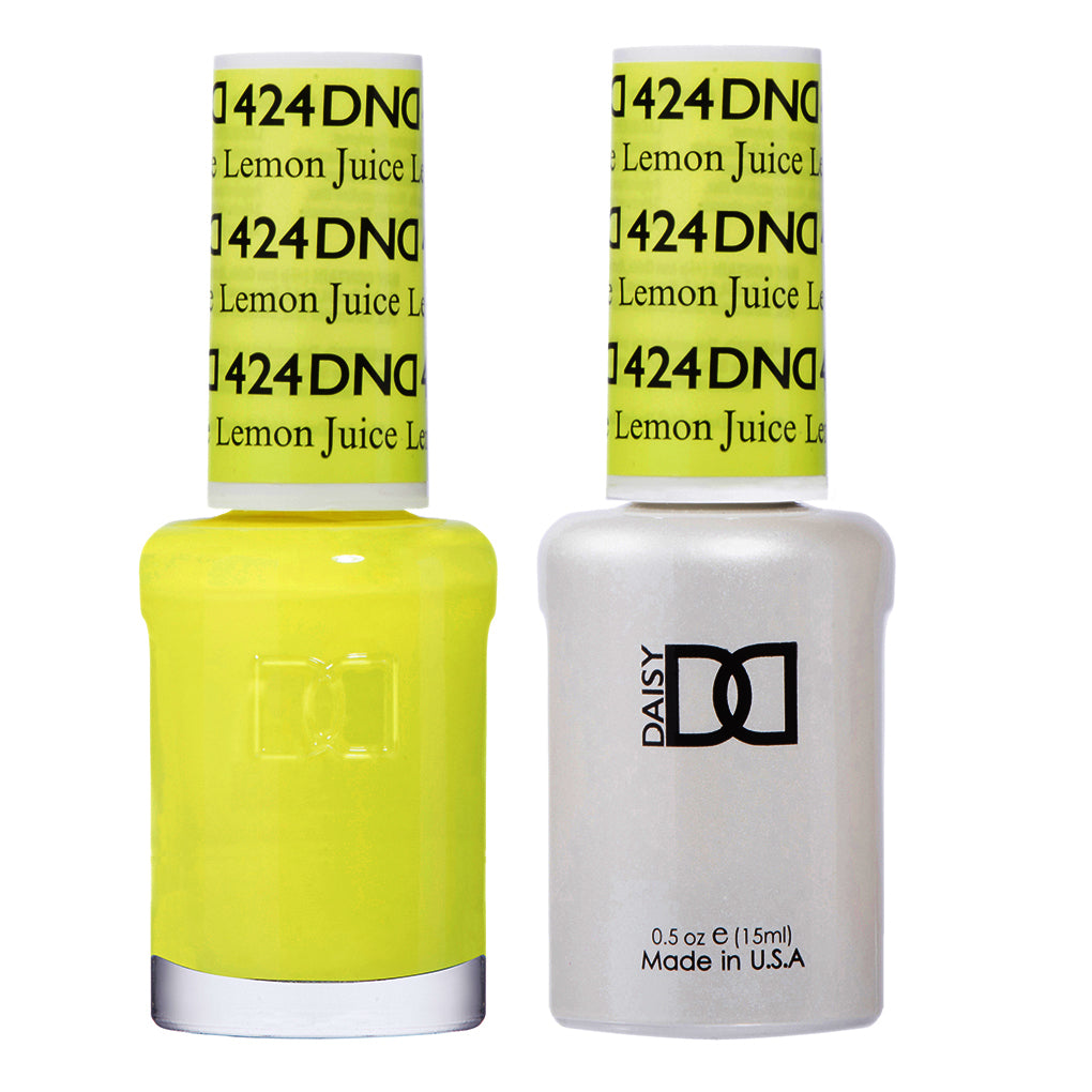 DND Gel Duo - Lemon Juice - 424-DND- Nail Supply American Gel Polish - Phuong Ni