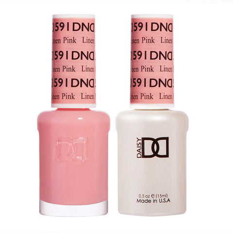 DND Gel Duo - Linen Pink - 591-DND- Nail Supply American Gel Polish - Phuong Ni