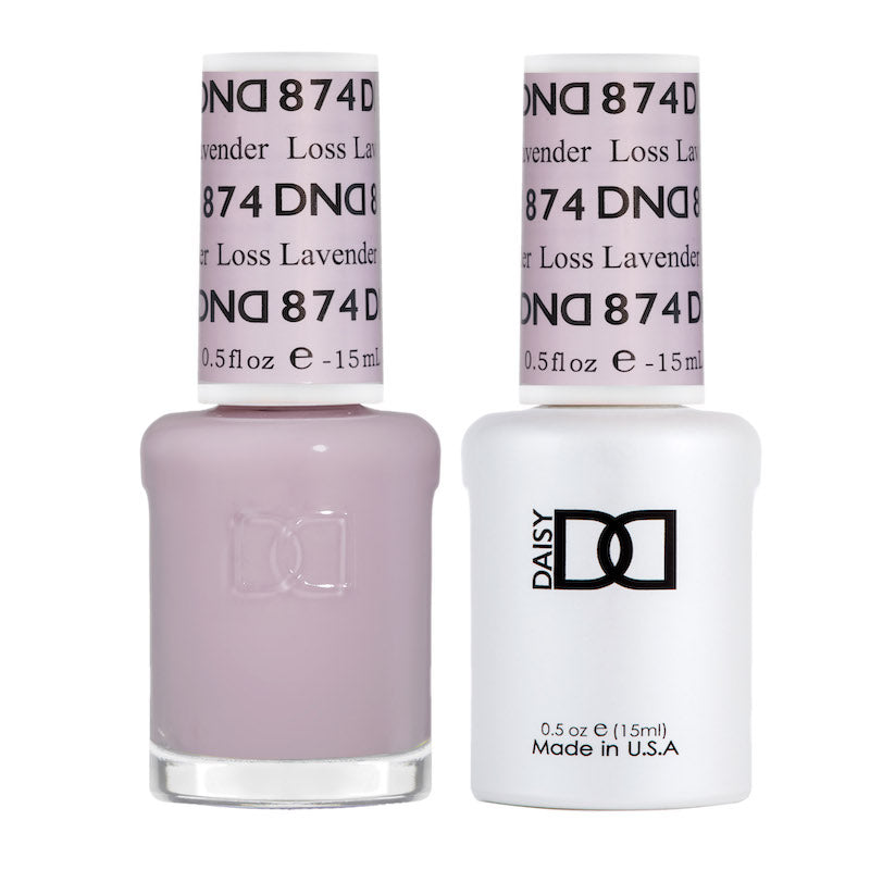 DND Gel Duo - Loss Lavender - 874-DND- Nail Supply American Gel Polish - Phuong Ni