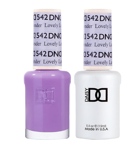 DND Gel Duo - Lovely Lavender - 542-DND- Nail Supply American Gel Polish - Phuong Ni