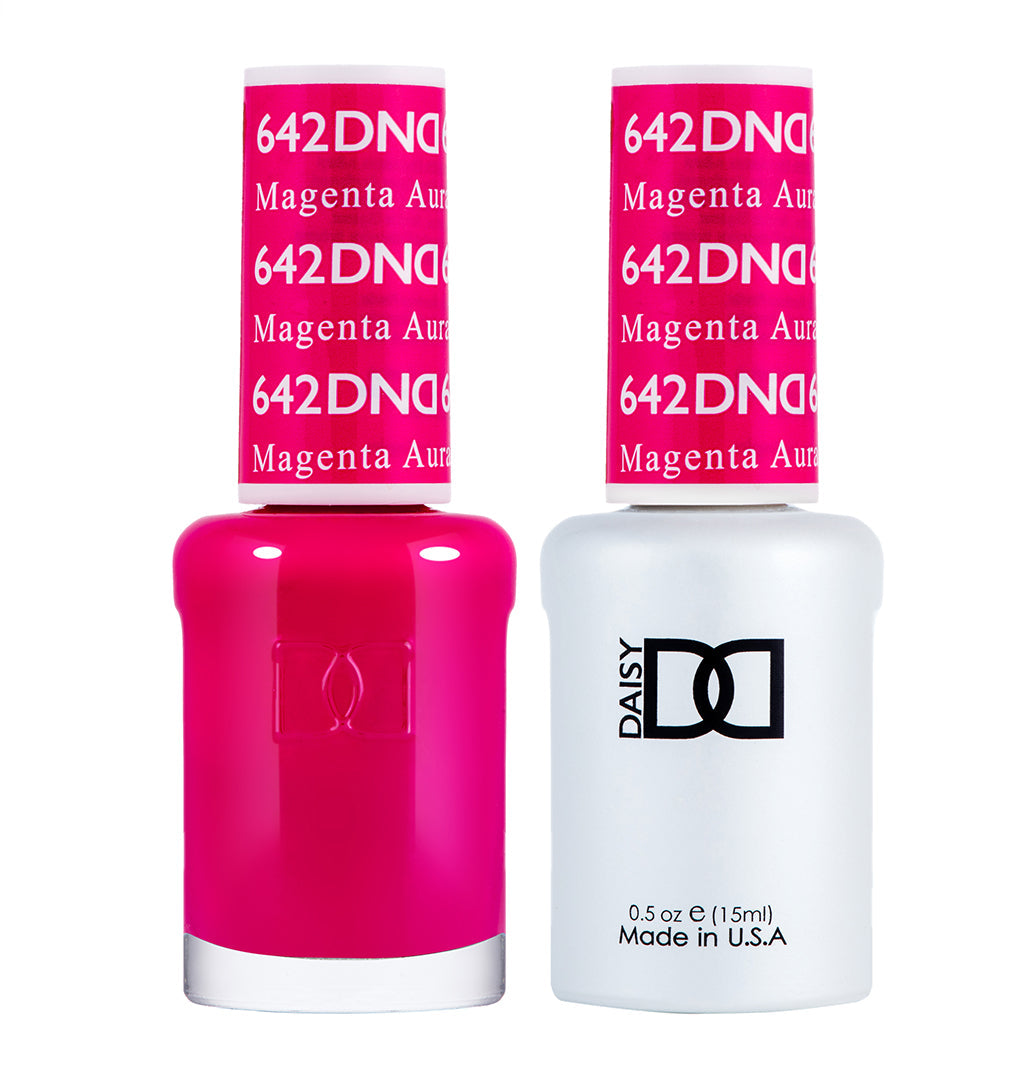 DND Gel Duo - Magenta Aura - 642-DND- Nail Supply American Gel Polish - Phuong Ni