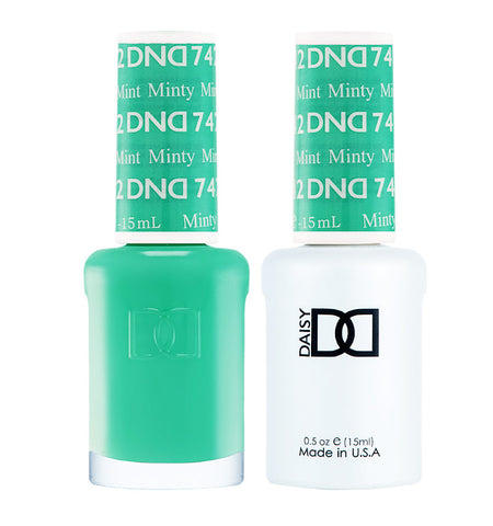 DND Gel Duo - Minty Mint - 742-DND- Nail Supply American Gel Polish - Phuong Ni