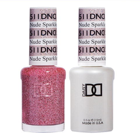 DND Gel Duo - Nude Sparkle - 511-DND- Nail Supply American Gel Polish - Phuong Ni