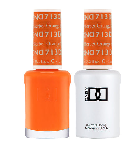DND Gel Duo - Orange Sherbet - 713-DND- Nail Supply American Gel Polish - Phuong Ni