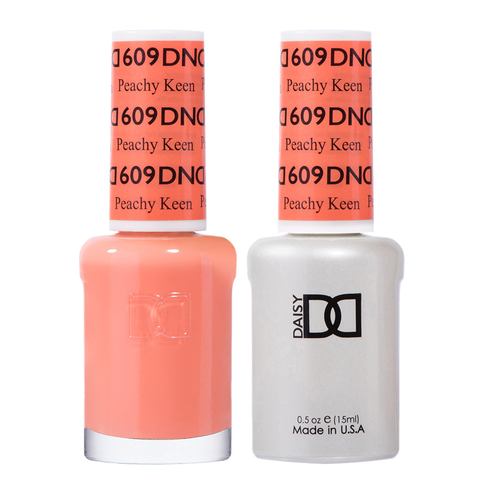 DND Gel Duo - Peachy Keen - 609-DND- Nail Supply American Gel Polish - Phuong Ni