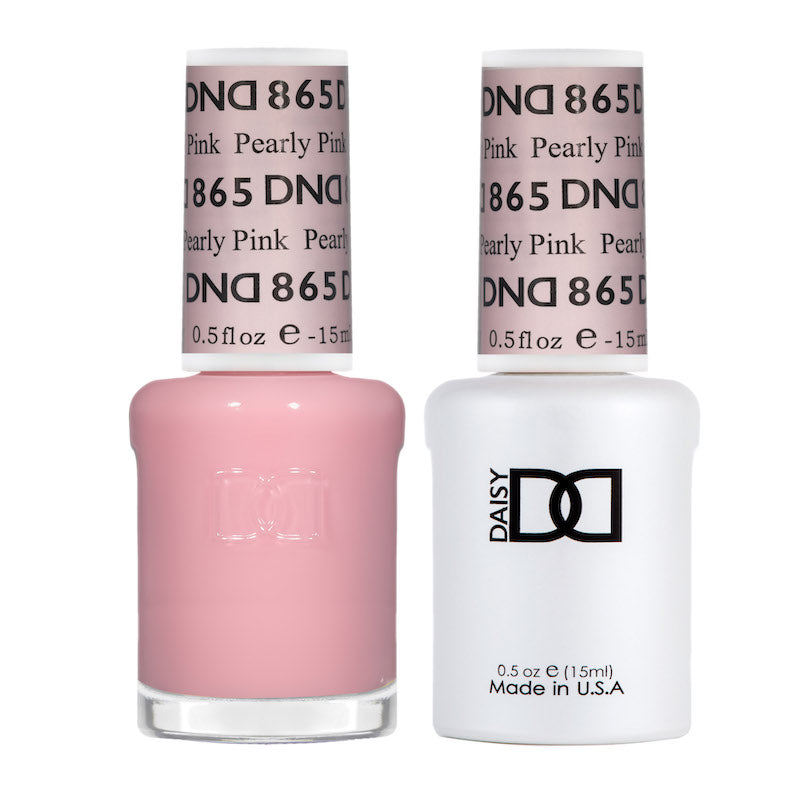 DND Gel Duo - Pearly Pink - 865-DND- Nail Supply American Gel Polish - Phuong Ni