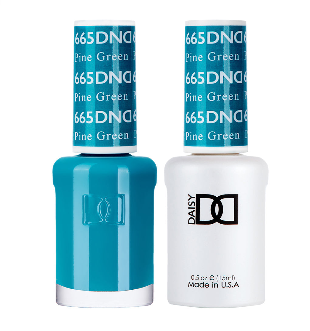 DND Gel Duo - Pine Green - 665-DND- Nail Supply American Gel Polish - Phuong Ni