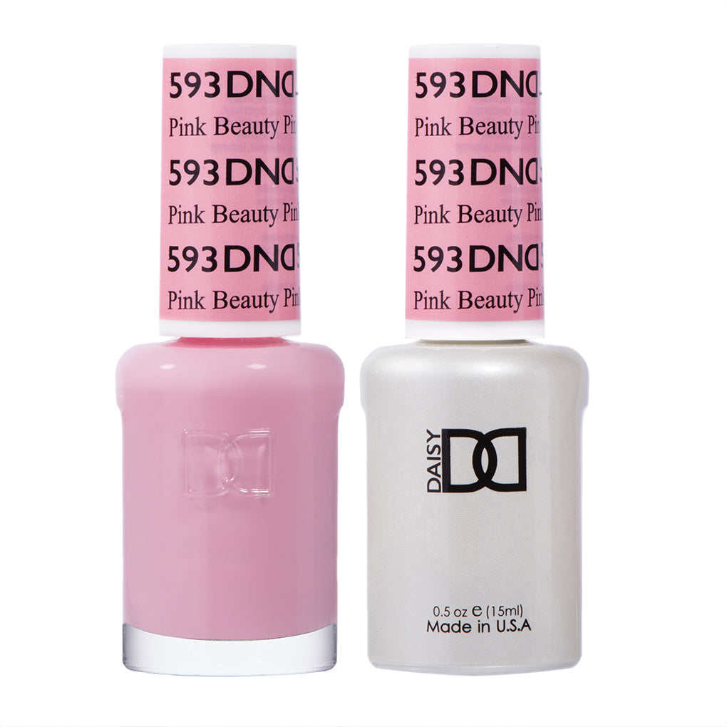 DND Gel Duo - Pink Beauty - 593-DND- Nail Supply American Gel Polish - Phuong Ni