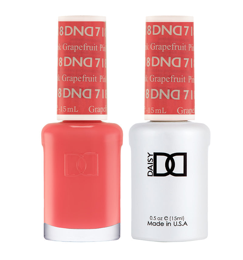 DND Gel Duo - Pink Grapefruit - 718-DND- Nail Supply American Gel Polish - Phuong Ni