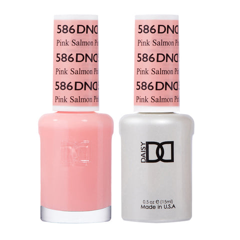 DND Gel Duo - Pink Salmon - 586-DND- Nail Supply American Gel Polish - Phuong Ni