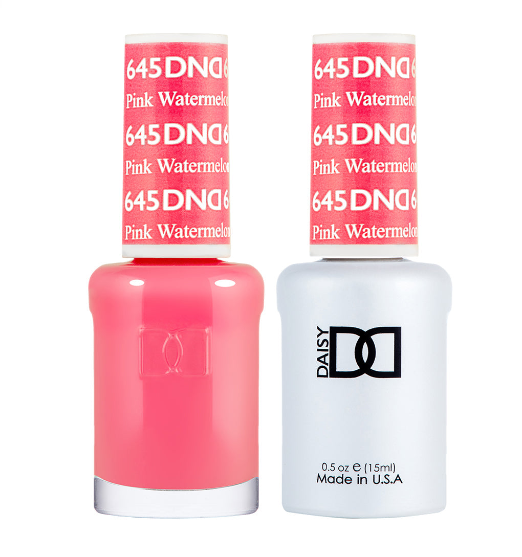 DND Gel Duo - Pink Watermelon - 645-DND- Nail Supply American Gel Polish - Phuong Ni