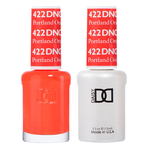 DND Gel Duo - Portland Orange - 422-DND- Nail Supply American Gel Polish - Phuong Ni