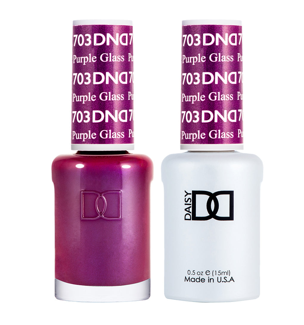 DND Gel Duo - Purple Glass - 703-DND- Nail Supply American Gel Polish - Phuong Ni