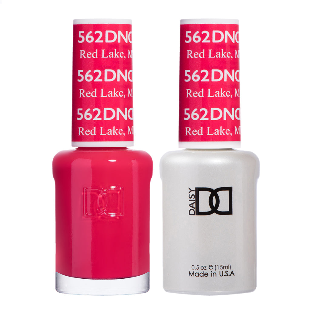 DND Gel Duo - Red Lake - 562-DND- Nail Supply American Gel Polish - Phuong Ni