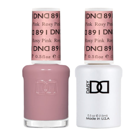 DND Gel Duo - Rosy Pink - 891-DND- Nail Supply American Gel Polish - Phuong Ni