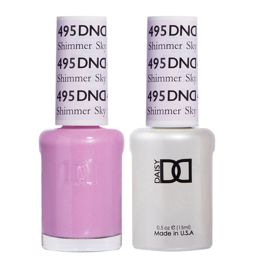 DND Gel Duo - Shimmer Sky - 495-DND- Nail Supply American Gel Polish - Phuong Ni