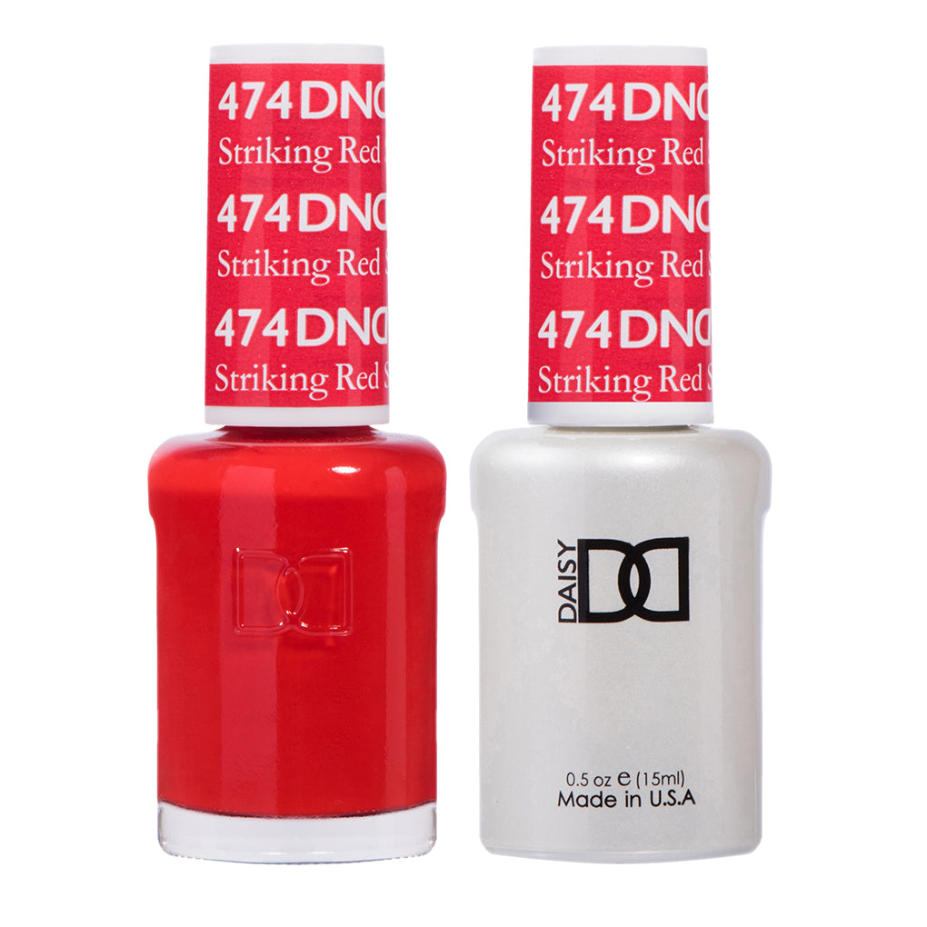 DND Gel Duo - Striking Red - 474-DND- Nail Supply American Gel Polish - Phuong Ni