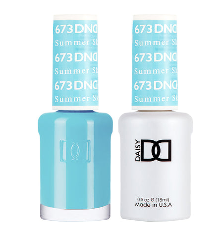 DND Gel Duo - Summer Sky - 673-DND- Nail Supply American Gel Polish - Phuong Ni