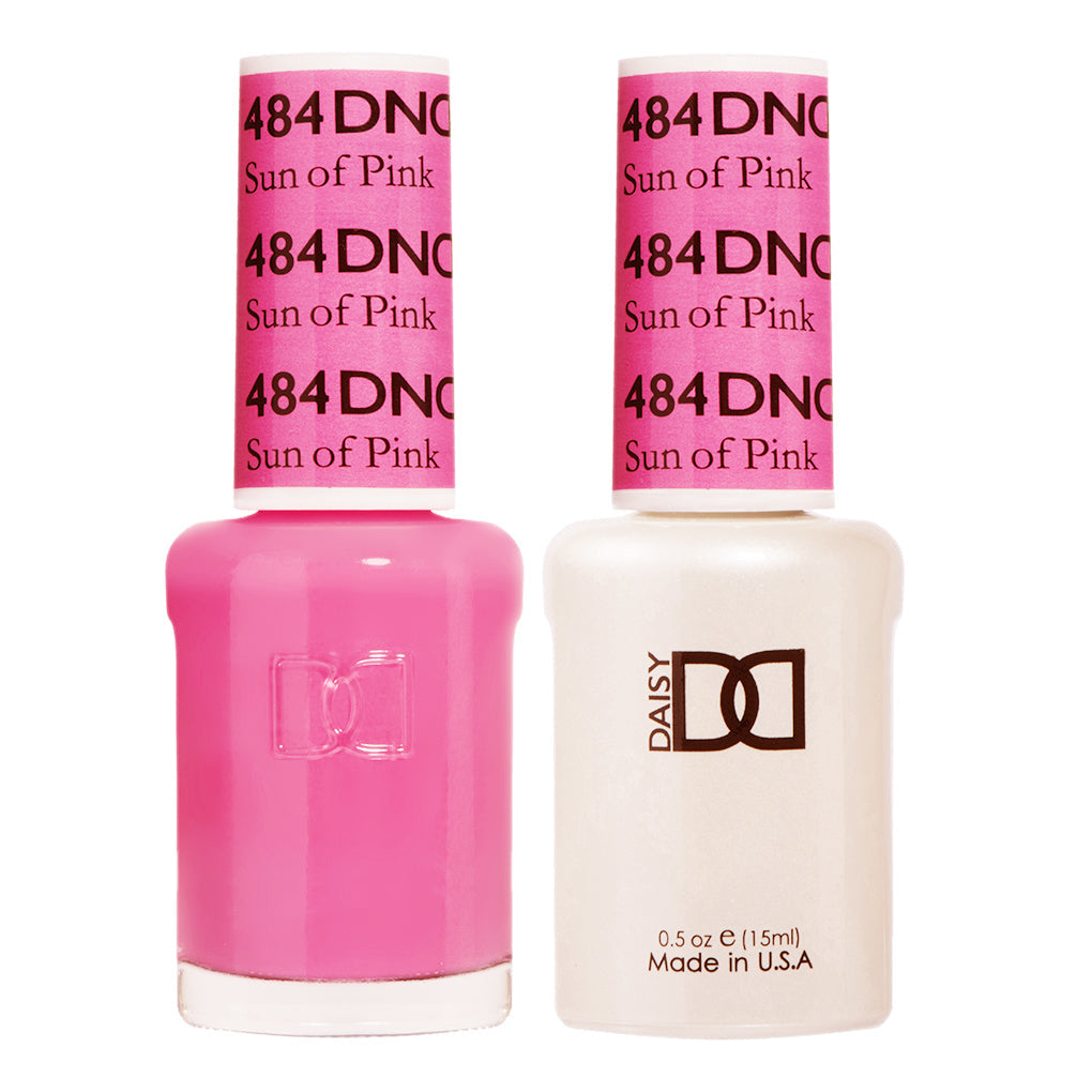 DND Gel Duo - Sun Of Pink - 484-DND- Nail Supply American Gel Polish - Phuong Ni