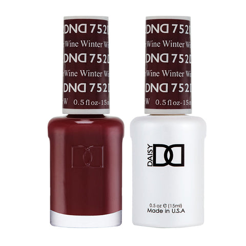 DND Gel Duo - Winter Wine - 752-DND- Nail Supply American Gel Polish - Phuong Ni