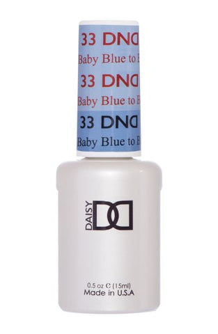 DND Mood Change - Baby Blue To Blue Ink - 033-DND- Nail Supply American Gel Polish - Phuong Ni