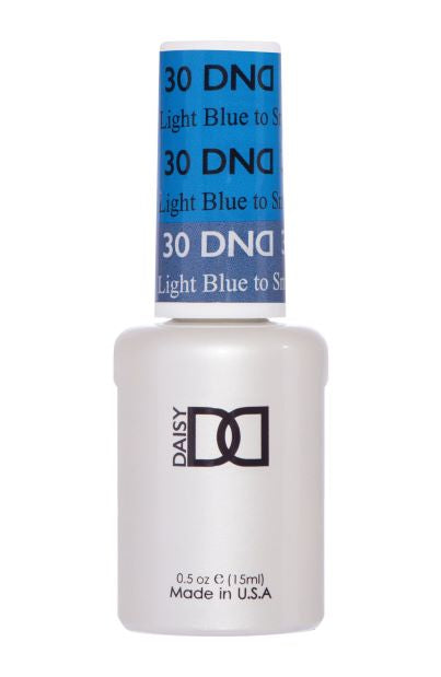 DND Mood Change - Light Blue To Smoky Violet - 030-DND- Nail Supply American Gel Polish - Phuong Ni