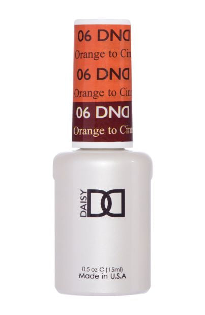 DND Mood Change - Orange To Cinnamon - 006-DND- Nail Supply American Gel Polish - Phuong Ni