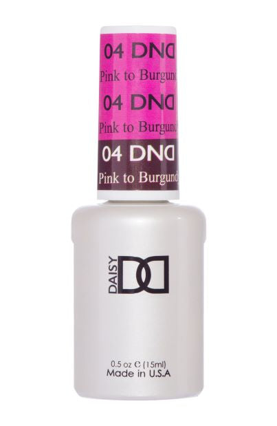 DND Mood Change - Pink To Burgundy - 004-DND- Nail Supply American Gel Polish - Phuong Ni