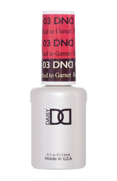 DND Mood Change - Red To Garnet - 003-DND- Nail Supply American Gel Polish - Phuong Ni