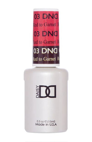DND Mood Change - Red To Garnet - 003-DND- Nail Supply American Gel Polish - Phuong Ni