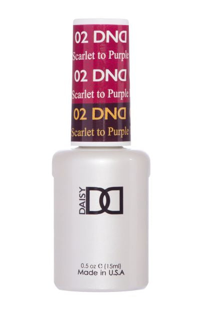 DND Mood Change - Scarlet To Purple Red - 002-DND- Nail Supply American Gel Polish - Phuong Ni