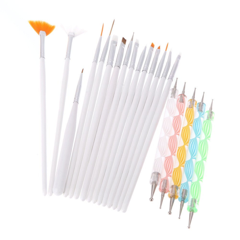 Dotting Painting & Brush Pen Tools (20pcs)-JAYDEN-A- Nail Supply American Gel Polish - Phuong Ni
